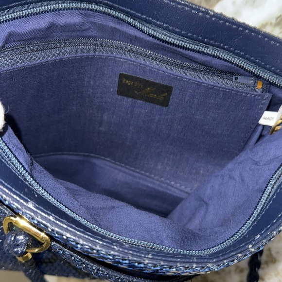 Vintage Bags by Marlo Navy Shoulder Bag - Picture 6 of 8